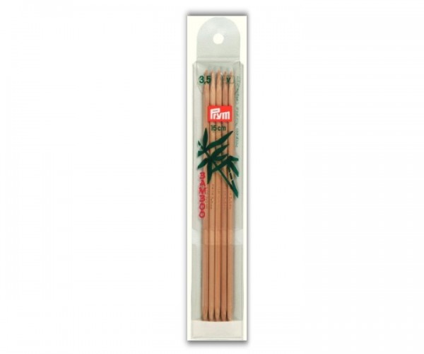 Strumpfstricknadel Bambus 15 cm Prym