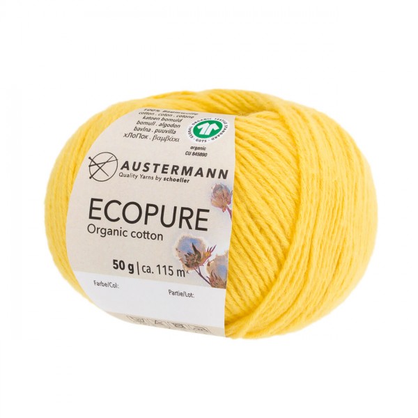 Ecopure Austermann Wolle 14 gelb