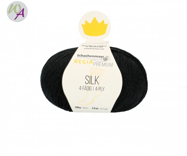Regia Premium Silk Farbe 0099 schwarz