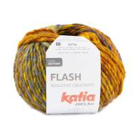 Flash Katia Wolle 406 orange-gelb-blau