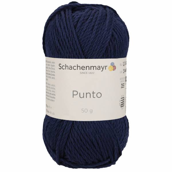 Schachenmayr Punto Wolle Farbe 0050 marine