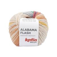 Alabama Flash Katia 101 - Naturweiß-Blau-Hellfuchsia-Hellorange