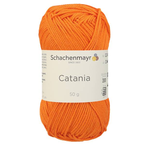 Schachenmayr Catania - orange Baumwolle
