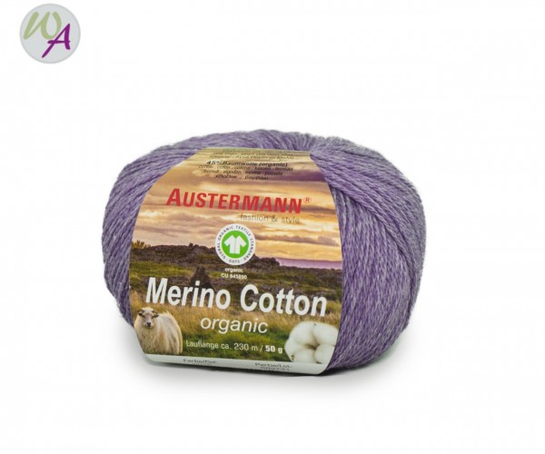 Austermann® Merino Cotton organic Farbe 16 lila