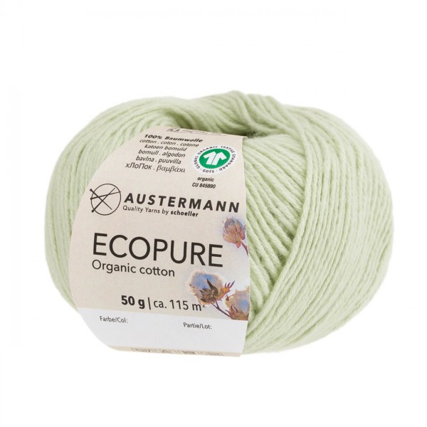 Ecopure Austermann Wolle 10 pistazie
