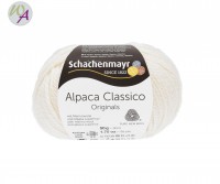 Schachenmayr Alpaca Classico Farbe 0002 wollweiß