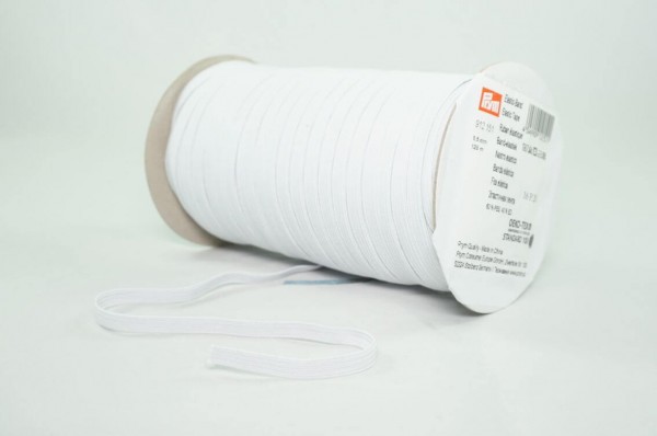 Elastic-Band Prym 912151 super soft weiß 6,5 mm 