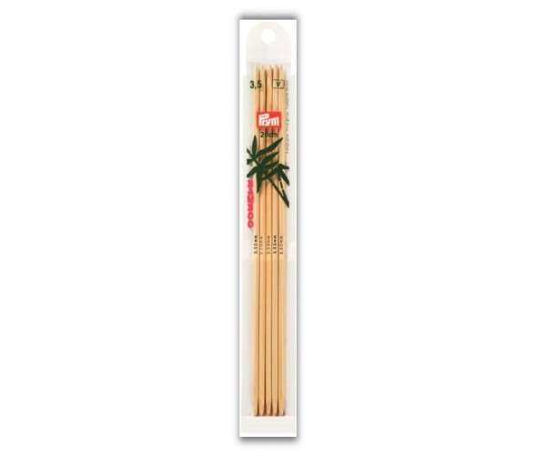 Strumpfstricknadel Bambus 20 cm Prym