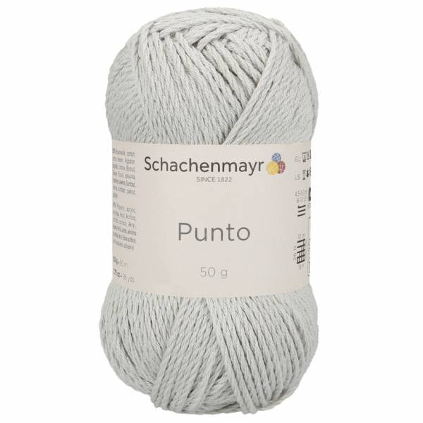 Schachenmayr Punto Wolle Farbe 0090 hellgrau meliert