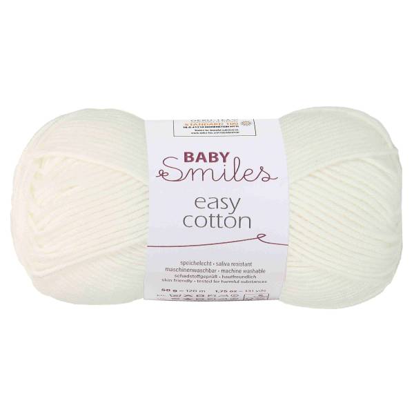 Baby Smiles Easy Cotton Farbe 1001 weiß