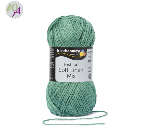 Schachenmayr Soft Linen Mix Farbe 0071 meergrün