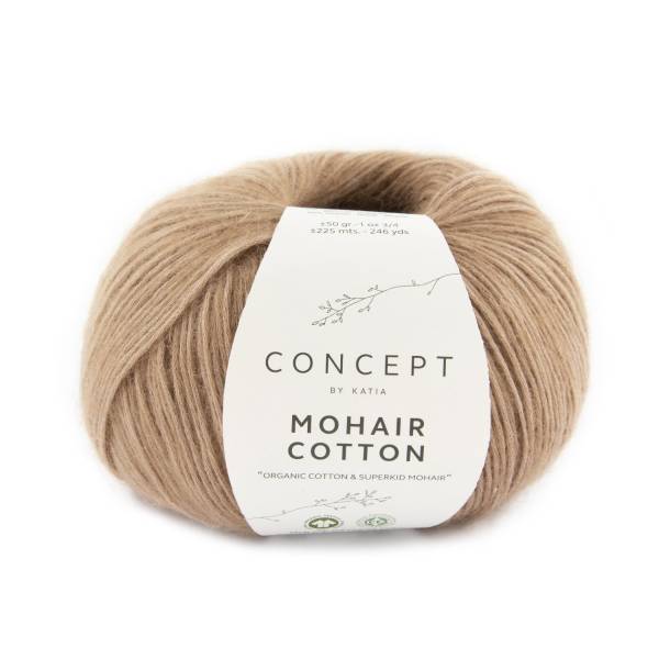 Mohair Cotton Katja Concept Wolle 74 Beigerot