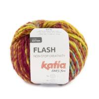 Flash Katia Wolle 400 Red-Yellow-turquoise