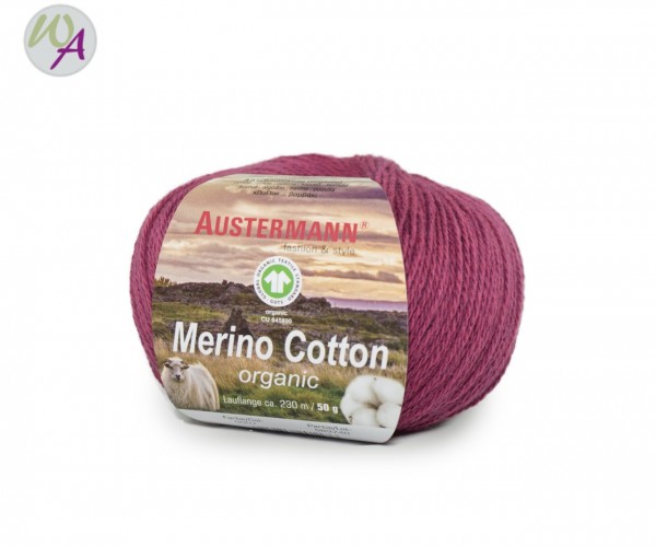 Austermann® Merino Cotton organic Farbe 07 fuchsie