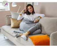 Vorschau: Regia Premium Silk Socken und Armstulpen im Jaquardmuster Vorschau: Regia Premium Silk Socken und Armstulpen im Jaquardmuster